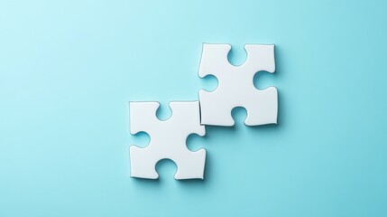 Fototapeta premium Puzzle. Business strategy, success solution, jigsaw games symbol. Idea metaphor. Creative idea, connection, challenge, partnership, teamwork, match