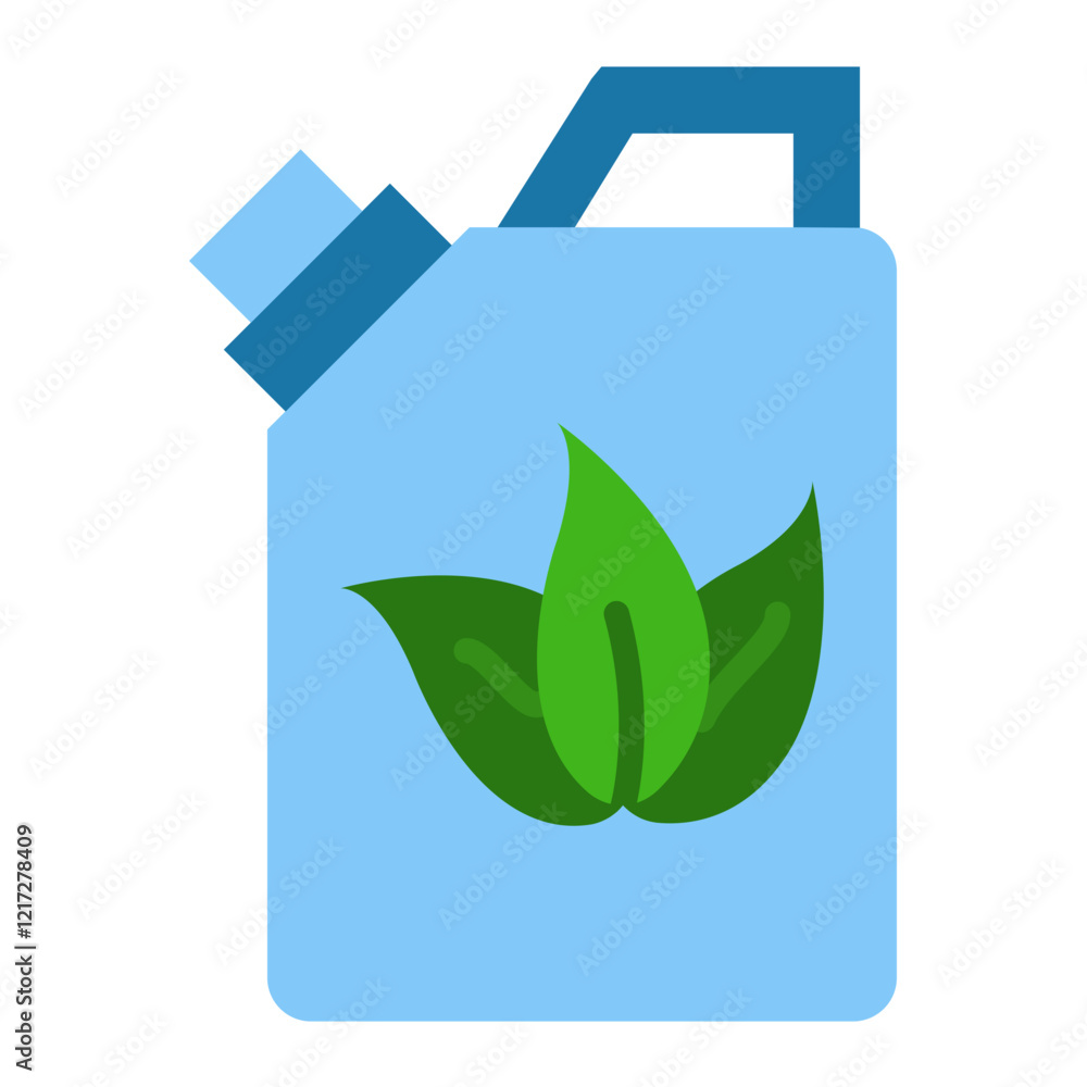 Sticker Eco Fuel Icon Style