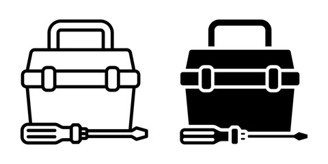 Toolbox icon set. for mobile concept and web design. vector illustration on white background