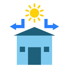 Home Insulation Icon Style