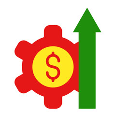 Growth Hacking Icon Style