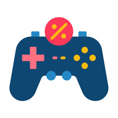 Obraz premium Gaming Discount Icon Style