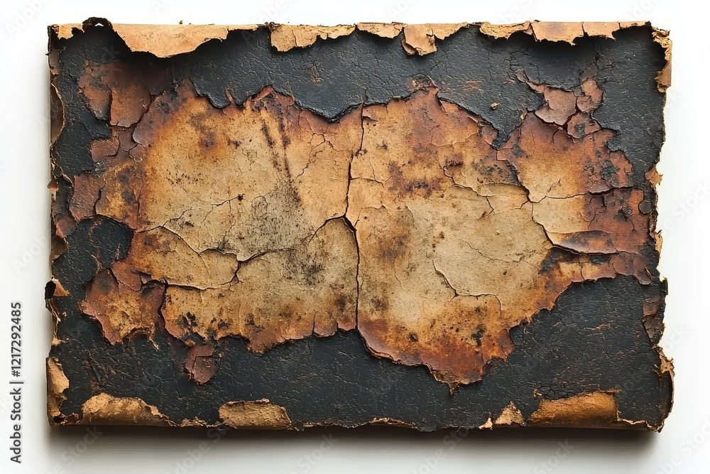 Poster photo paper with a dusty and grungy texture and an abstract dirty or scratch aging effect, perfect f