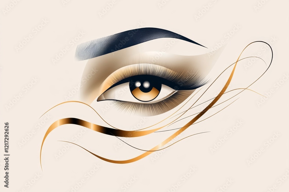 Poster a minimalist depiction of a wide, frightened eye with a small shadow reflected in the pupil, drawn i
