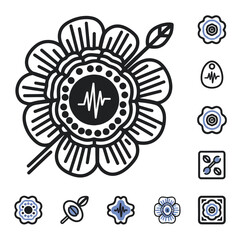 Modern Vector Icons. Ultimate Vector Icons Bundle.
