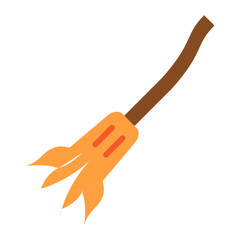 Witch Broom Icon Style