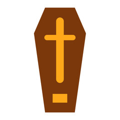 Obraz premium Coffin Icon Style