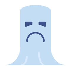 Sad Ghost Icon Style
