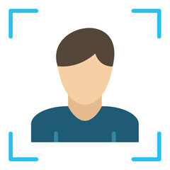 Face Recognition Icon Style