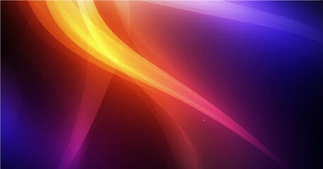 Colorful smooth light lines background. Vector illustration.