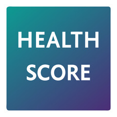 health score icon, health score vector illustration-simple illustration of health score, perfect for health score logos and icons