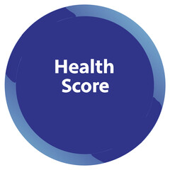 health score icon, health score vector illustration-simple illustration of health score, perfect for health score logos and icons
