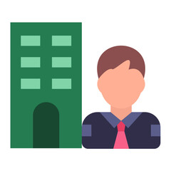 Hotel Manager Icon Style