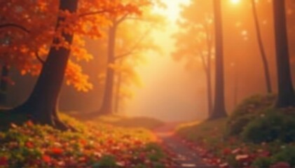 Fototapeta premium Dreamy hazy orange blur, ethereal and calming, texture, design