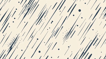 Abstract diagonal lines and dots pattern.