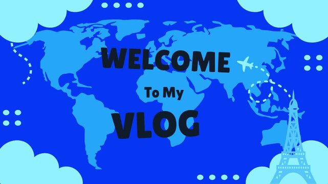 Welcome to my vlog . Stunning Intro for youtubers and other content creators	