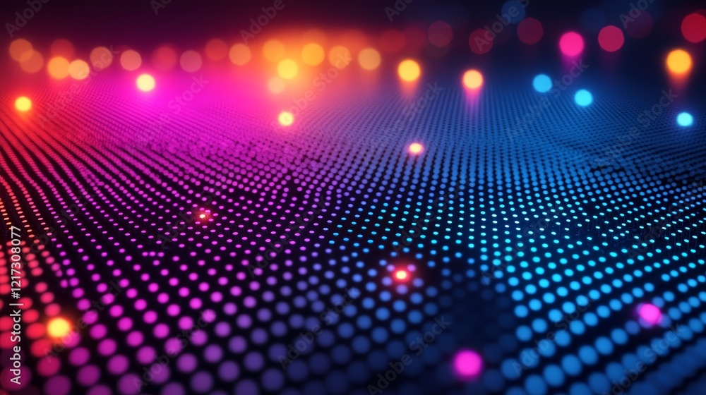 Poster abstract background shot through macro photography of an oled monitor. detailed close-up of the colo