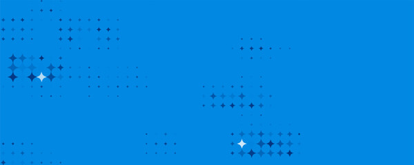 Light BLUE vector pattern with christmas stars. Decorative shining illustration with stars on abstract template. Smart design for your business advert.