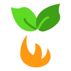 Caloric Energy Icon Style