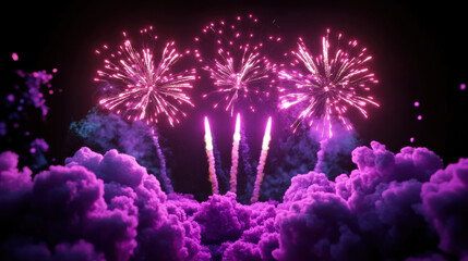 3d multiple fireworks rocket --ar 16:9 --style raw --profile kaln5qa --v 6.1 Job ID: 27e4f533-8864-4d14-be45-29c392a75a4f