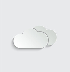 weather icon   cloud vector symbol