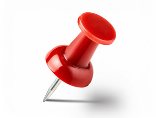 Red push pin
