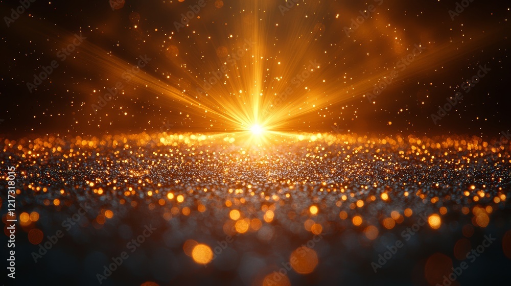 Poster isolated sun rays on a black backdrop for overlay design (screen blending mode layer)