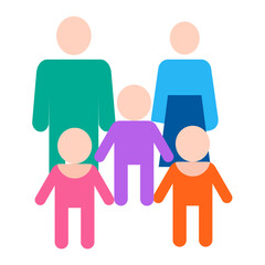 Family Holiday Icon Style