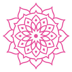 Elegant Mandala Art Featuring Islamic Patterns