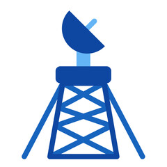 Satellite Tower Icon Style