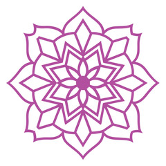 Beautiful Mandala Art with Islamic Geometric Shapes