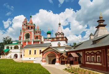 The architectural ensemble of the Savvino-Storozhevsky monastery in Zvenigorod. Moscow region,...