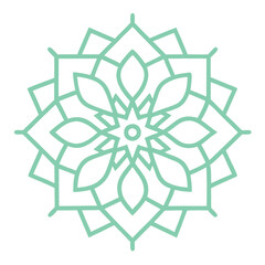 Unique Islamic Mandala Art for Mindful Meditation