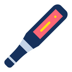 Digital Thermometer Icon Style