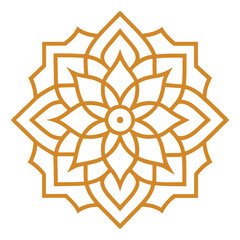 Traditional Islamic Mandala Design for Spiritual Art