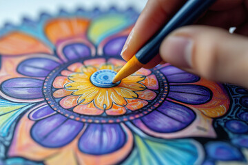 Colorful mandala design