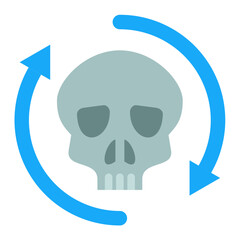Death Cycle Icon Style