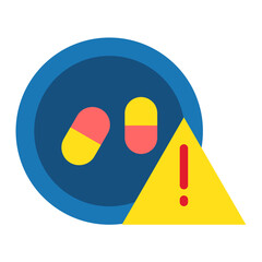 Fototapeta premium Overdose Icon Style