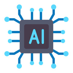 Artificial Intelligence Icon Style