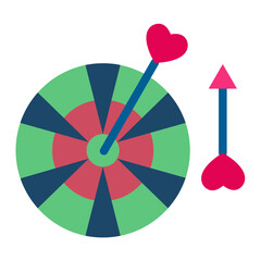 Obraz premium Darts Icon Style