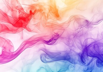 Obraz premium Colorful smoke background, colorful clouds, color ink in water, colorful cloud background, colorful smoke cloud