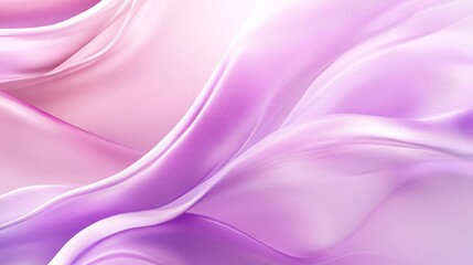 Obraz premium A soft, flowing abstract fabric texture in shades of pink and purple, evoking a serene and gentle mood.