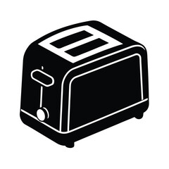 toaster oven vector illustration