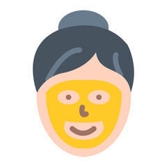 Face Mask Icon Style