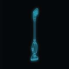 Steam mop cleaner cleaning maintaining sanitary hygiene domestic isometric projection concept