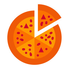 Pizza Icon Style