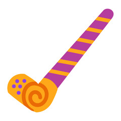 Party Blower Icon Style