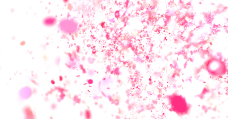 Pink Confetti Burst