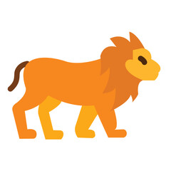 Lion Circus Icon Style