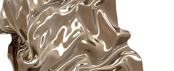 Abstract Metallic Drape